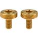 Wanyifa Titanium M8x15mm Bicycle Crank Arm Fixing Bolt with Cap - Pack of 2 Gold - Buy Online on GoSupps.com