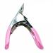 Nail Clipper for Thick Nails Nail Clipper Stainless Steel U Word False Tips Edge Cutter Manicure Nail Art Tools (Color : Random Color)