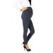 FUTURO FASHION Womens Maternity Leggings Full Ankle Length Cotton Leggings Comfortable Maternity Leggings for Ladies Soft Pregnancy Pants Belly Support Size 8-22 12 Denim
