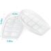 Upgraded Gel Heel Cups for Heel Pain Relief | Cushions for Plantar Fasciitis & Achilles Tendonitis | Shock Absorption Inserts (Women 6.5-12 Men 5.5-11) - Clear - Buy Online on GoSupps.com