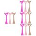ABOOFAN 12 Pcs Eyeliner Eyeshadow Baffle Eyelash Guard Tool Mascara Shield Applicator Lashes Shield Eyeliner Applicator Tool Eyeliner Brush Eyeliner Stamp Cosmetic Extend Miss
