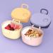 Fiacvrs Baby Milk Powder Formula Dispenser with Spoon - Large Capacity Detachable Container for Baby Feeding (Purple) - Buy Online on GoSupps.com