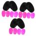 BELLIFFY 9 Pairs Hair Dryer Earmuffs Ear Covers for Hair Dryer Silicone Ear Covers Silica Gel Assorted Colorx3pcs 8x5.5x3cmx3pcs