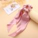 Hair Scarf Scrunchies Set - 7pcs Silky Bowknot Hair Ribbon Ties in Pink/White/Blue/Yellow for Women and Girls - Buy Online on GoSupps.com