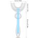 U-Shaped Toothbrush Cute 360 Oral Teeth Cleaning Baby Silicone Toothbrush Brush Cleaning and Care Convenient Toothbrush Oral - Buy Online on GoSupps.com