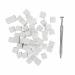 Nails Clamping Grabber Nail Art Sponges With Grabbing Pen Tool and Sponge Multifunctional Set Mini Size for Home Nail Salon Makeup