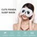 Cute Panda Plush Kids Sleep Mask with Ice Bags and Ear Buds | Soft Blindfold for Girls, Boys, Men, Women | Relaxing Eye Cover and Eyeshade (Medium) - Buy Online on GoSupps.com