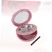 Housoutil 3pcs Lip Balm Containers Empty Pans Cosmetics Sample Containers Empty Eyeshadow Compact Eye Shadow 7*7cm Pink - Buy Online on GoSupps.com