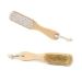 Healifty 2pcs Hair Brush and Foot Scrubber Pedicure Kit with Pumice Stone - Dead Skin Remover and Exfoliator - Buy Online on GoSupps.com