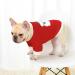 Dog Sweater for Small Dogs - Christmas Snowman Design Soft & Thick Cute Puppy T-Shirt (Red Size L) - Buy Online on GoSupps.com
