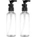 PRETYZOOM 4pcs 100ml Refillable Pump Dispenser Bottles - Ideal for Lotion, Massage Oil, Shampoo - Black Round Containers - Buy Online on GoSupps.com