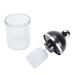 Facial Wash Foam Maker Bottle Electric Facial Cleanser Foam Cup Plastic Rich Foam 500ml Leakproof for Travel for Body Wash (Black)