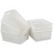 Anbers White Plastic Weave Storage Basket Set of 6 | 10.03 x 7.59 x 4.09 - Buy Online on GoSupps.com