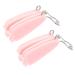 Lot de 2 Pinces Remodelantes Nez en Silicone Rose Outil d'Amincissement Nasal Adulte Releveur de Nez pour Redessiner et Rehausser L'Ar te Usage Quotidien de Beaut