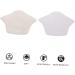 FOMIYES 18 Pairs Cuttable Half Size Shoe Stickers for Women's Heels | Cushion & Protector Heel Grips Anti-Drop Pads | White Sponge Insert - Buy Online on GoSupps.com