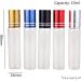 Rysmliuhan Essential Oil Roll-On Bottles - Stainless Steel Roller & Glass Bottles for Travel & Home Use - Buy Online on GoSupps.com