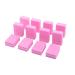 YIMART 20 Pcs Double-sided Mini Nail Buffer Block Colorful Sponge - Manicure Tools (Pink) - Buy Online on GoSupps.com