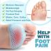 Medium-Footed Gel Cushions & Toe Separators - 8 Pairs for Blisters & Diabetic Feet | Breathable Comfort & Forefoot Support - Buy Online on GoSupps.com