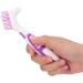 Double-Bristly Toothbrush Prosthesis Cleaning Brush Set | Portable Hard Bristles for Effective Denture Care - Buy Online on GoSupps.com