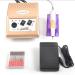 Electric Nail Files Electric Nail Drill Portable Pen Shaped Electric Manicure Pedicure Set Kit for Acrylics Gels Callus Removing(30000RPM) Nail Buffer Manicure Pedicur