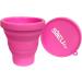 Sileu Travel Pack: Menstrual Cup Model Rose - Size S Transparent Flexible - Includes Pink Case & Folding Stylizer - Buy Online on GoSupps.com