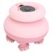 Portable electrical scalp massager electrical scalp massager magnetic charging 2 steps 4 removable claws IPX7 waterproof hair-head scratch for head neck body (pink)