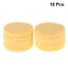 Minkissy 10pcs Compressed Natural Cellulose Makeup Removal Sponge - Fast Cleansing Facial Wash (Yellow) - Eco-Friendly Beauty Tool - Buy Online on GoSupps.com