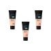 Maybelline New York Fit Me Matte & Poreless Fluid Foundation - 130 Beige Chamois, Pack of 3 (3 x 30 ml)