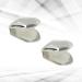 Healifty Gold-Plated Silver Grill Hip Hop Tooth Single Grill Cap - Set of 2 (Silver) - Buy Online on GoSupps.com