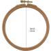 2 Pack 5 Inch Guofa Beech Wood Embroidery Hoops for Cross Stitch and Decoration - 5in/13cm Hoops - Set of 2 - Buy Online on GoSupps.com