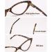 Stylish Cat Eye Reading Glasses for Women | Spring Hinge | Black Color | 3.0 Visual Aid - Buy Online on GoSupps.com