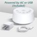 Color Noise Sound Machine with Night Light | 25 Soothing Sounds | 32 Volume Levels | 5 Timers | Memory Function | White Noise Machine for Adults, Kids, Baby - White - Buy Online on GoSupps.com