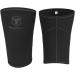7mm Knee Sleeves (1 Pair) for Weight Lifting & Powerlifting - Compression Support for Men and Women - Black/Charcoal Medium - Buy Online on GoSupps.com