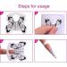 BeautyLeader 200 Pcs Nail Form Guide Acrylic Tip Extension Forms | Manicure Tool for Long Acrylic Nails | Black and White Sticker Roll - Buy Online on GoSupps.com