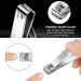 Kecung Toenail Clippers Straight Edge Toenail Clippers Stainless Steel Nail Clippers for Men Women Thick Nails 6PCS Silver - Buy Online on GoSupps.com