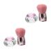 FOMIYES 2 Sets Manicure Cup Manicure Brush Writing Pens Fake Nails Nail Art Cleaning Brush Nail Brush Washing Cup Nail Art Liquid Cup Pen Washing Cup Nail Cup Container Crystal Cup Care