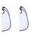 FOMIYES 2pcs Hair Dye Shampoo Kids Cape Hair Salon Shawl Hair Stylist Apron Auxiliary Elder Release Vertical Mx2pcs