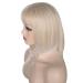 Buy ATAYOU Women's Short Straight Blonde White Synthetic Wig | Affordable Blonde Hair Wig for All Occasions - Buy Online on GoSupps.com