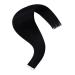 Youngsee Black Tape In Hair Extensions | 45cm Real Virgin Hair | Smooth Skin Weft | 5pcs 12.5g #1 - Buy Online on GoSupps.com