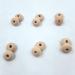 100pcs Natural Wood Abacus Beads - Geometric Double Cone Beads for DIY Jewelry Making - Buy Online on GoSupps.com