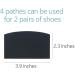 Toebox Toeburst Blowout Hole Prevention Insert/Patch - Black Heel Patch - Buy Online on GoSupps.com