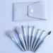 Shop 8-Piece Mini Makeup Brush Set - Portable Eye Shadow Tools for Flawless Application - Buy Online on GoSupps.com