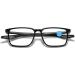 High-Resolution Anti-Blue Light Glasses for Men | Ultra-Light TR90 Reading Glasses | Comfortable Slip-Resistant Design | Perfect for Middle-Aged & Older Adults - Transparent Gray Frame - Buy Online on GoSupps.com
