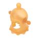 Baby Teether Toy Wrist Hand Teether Baby Teether Wrist Hand Teether Silicone Grind Teeth Safe Relieve Gum Discomfort Baby Teether with 3 Realistic Pacifiers (Brown)