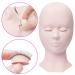 3 Pairs Removable White Eyelids for Eyelash Extension Practice Head - Lifelike Realistic Eyelids - Buy Online on GoSupps.com