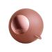 PAPABA Hair Cleaning Ball Reusable Pet Hair Sticky Roller Dust Remover Dust Removal Nice Appearance Brick Red