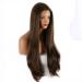 Shop Naturally Looking Brown Lace Front Wig - High Temperature Resistance Smooth Synthetic Hair for Drag Queens - Buy Online on GoSupps.com