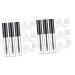 Didiseaon 2 Sets Mascara Tube Funnel Empty Mascara Bottle Clear Lash Mascara Plastic Accessories Straight Hair