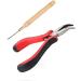 Silicone Micro Rings Hair Extension Tools Kit: Hair Pliers Hook Loop Needle and Silicone Rings Beads - Buy Online on GoSupps.com