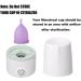 Mottery Menstrual Cup Steamer Machine - High Temperature 99.9% Dirty Removal in 8 Minutes - Leak-Free Feminine Hygiene Solution (Model Five) - Buy Online on GoSupps.com